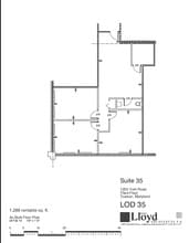 1205 York Rd, Lutherville, MD à louer Plan d’étage– Image 1 sur 1
