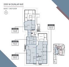 2301 W Dunlap Ave, Phoenix, AZ à louer Plan d’étage– Image 1 sur 1