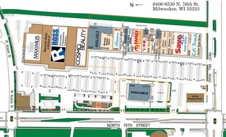 Plus de détails pour 6406-6550 N 76th St, Milwaukee, WI - Local commercial à louer