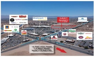 Plus de détails pour The Marketplace, Hesperia, CA - Terrain à vendre
