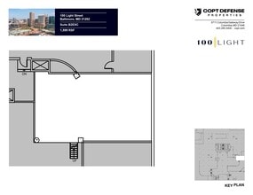 100 Light St, Baltimore, MD à louer Plan d’étage– Image 1 sur 1