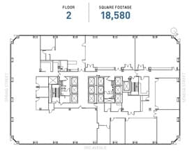 1111 3rd Ave, Seattle, WA à louer Plan d’étage– Image 1 sur 1