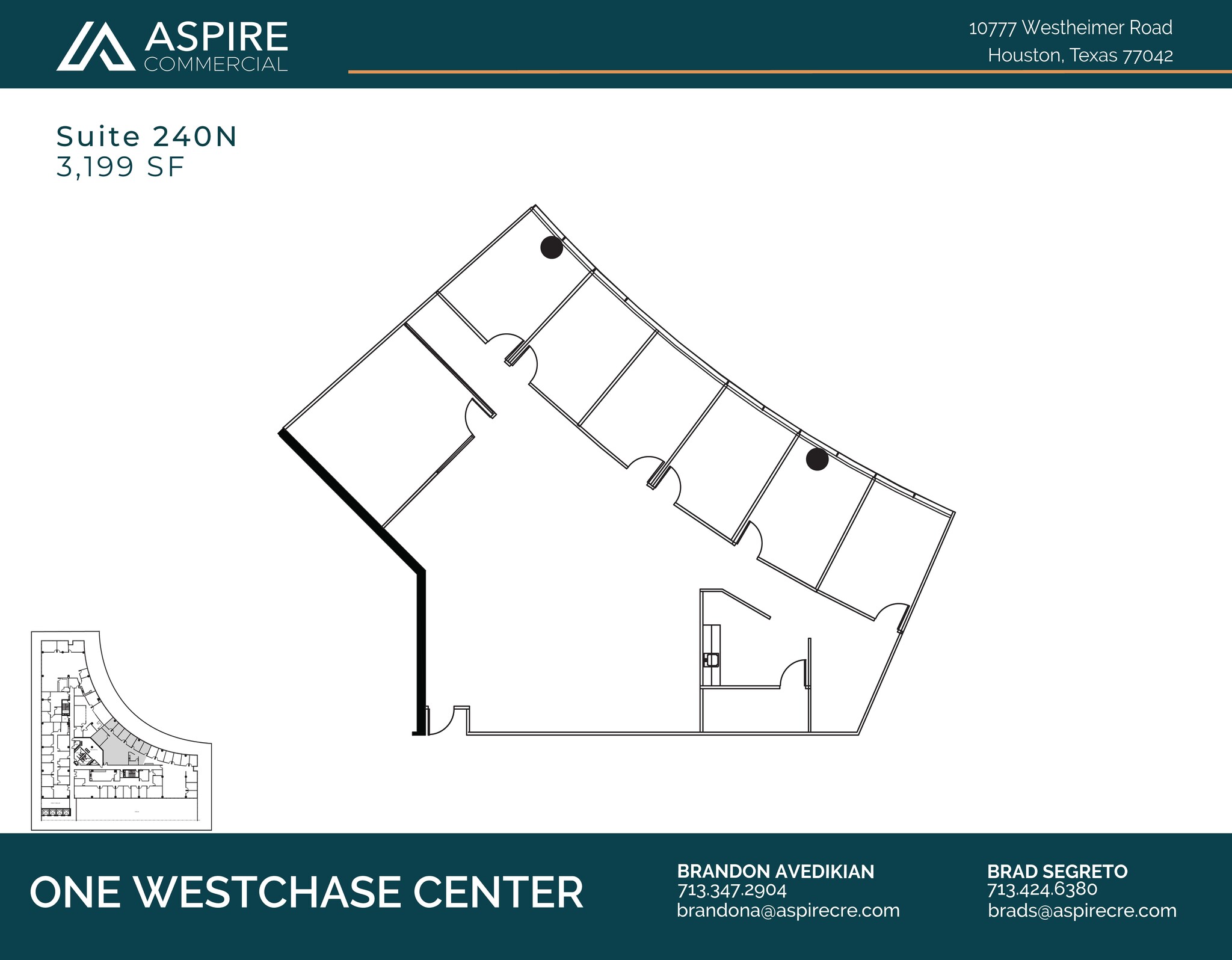 10777 Westheimer Rd, Houston, TX à louer Plan d’étage– Image 1 sur 2