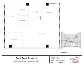 16479 Dallas Pky, Addison, TX à louer Plan d’étage– Image 1 sur 2