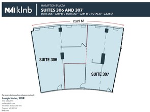 300 E Joppa Rd, Towson, MD à louer Plan d’étage– Image 1 sur 5