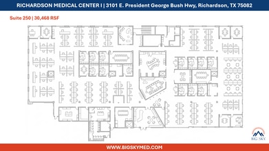 3101 E President George Bush Hwy, Richardson, TX à louer Plan d’étage– Image 1 sur 28