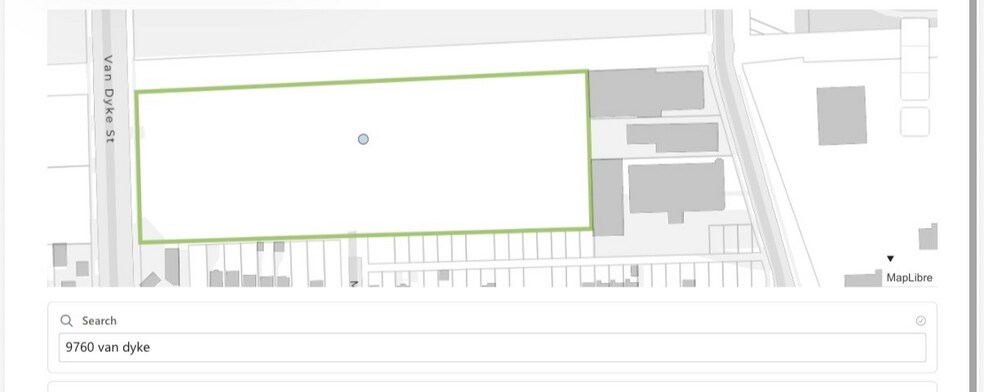 9760 Van Dyke Ave, Detroit, MI à louer - Plan de site – Image 2 sur 2