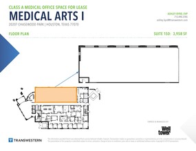 20207 Chasewood Park Dr, Houston, TX à louer Plan d’étage– Image 1 sur 1