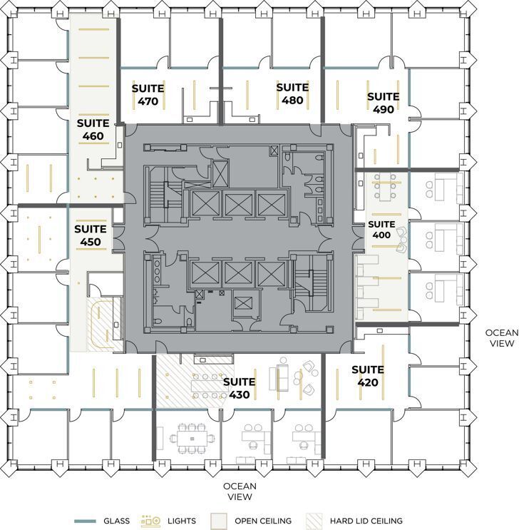 620 Newport Center Dr, Newport Beach, CA à louer Plan d’étage– Image 1 sur 5