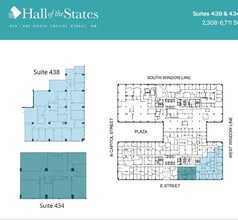 400-444 N Capitol St NW, Washington, DC à louer Plan d’étage– Image 1 sur 1