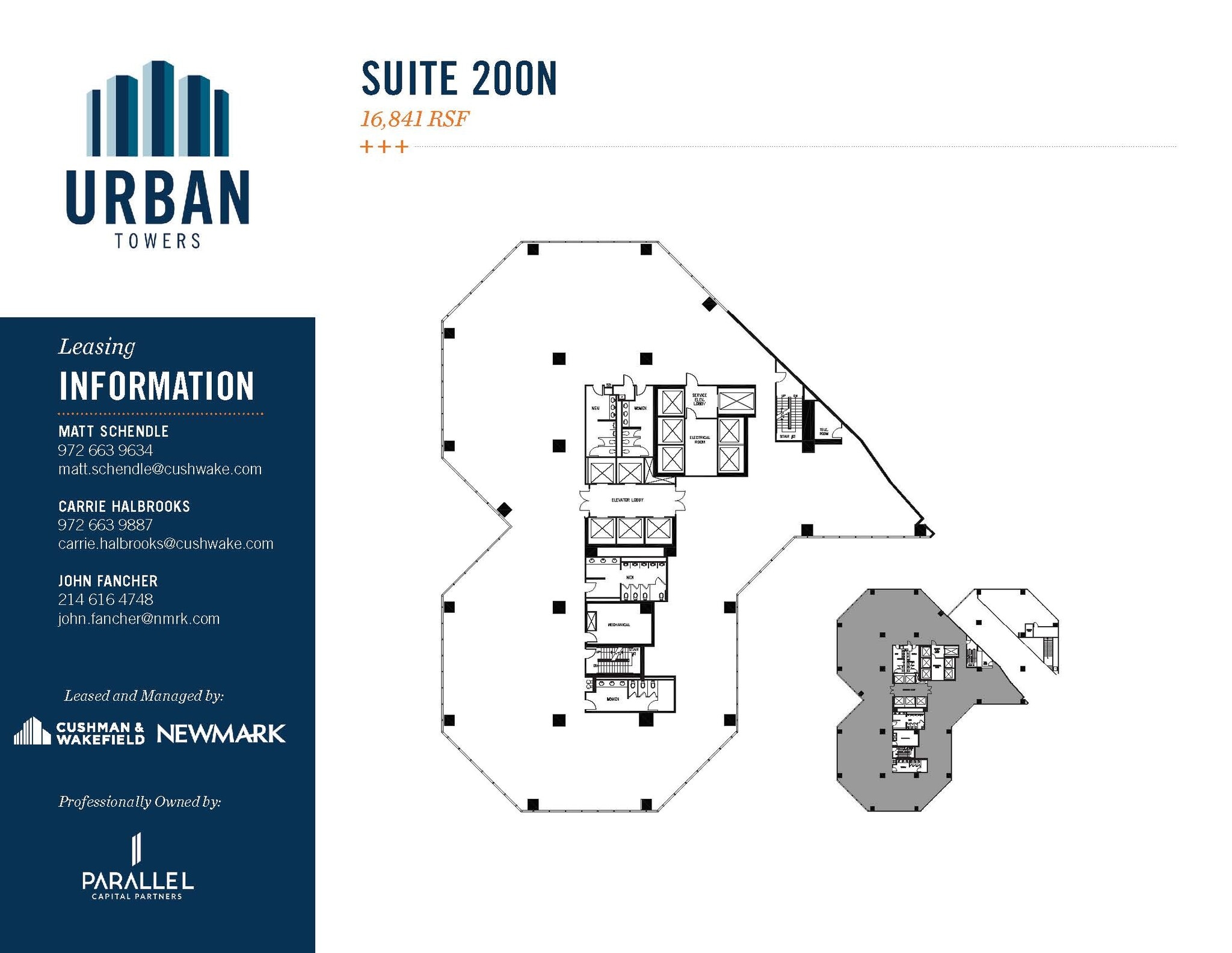 222 W Las Colinas Blvd, Irving, TX à louer Plan d’étage– Image 1 sur 1