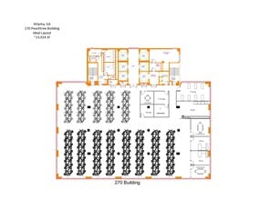 260-270 Peachtree St NW, Atlanta, GA à louer Plan d’étage– Image 1 sur 1