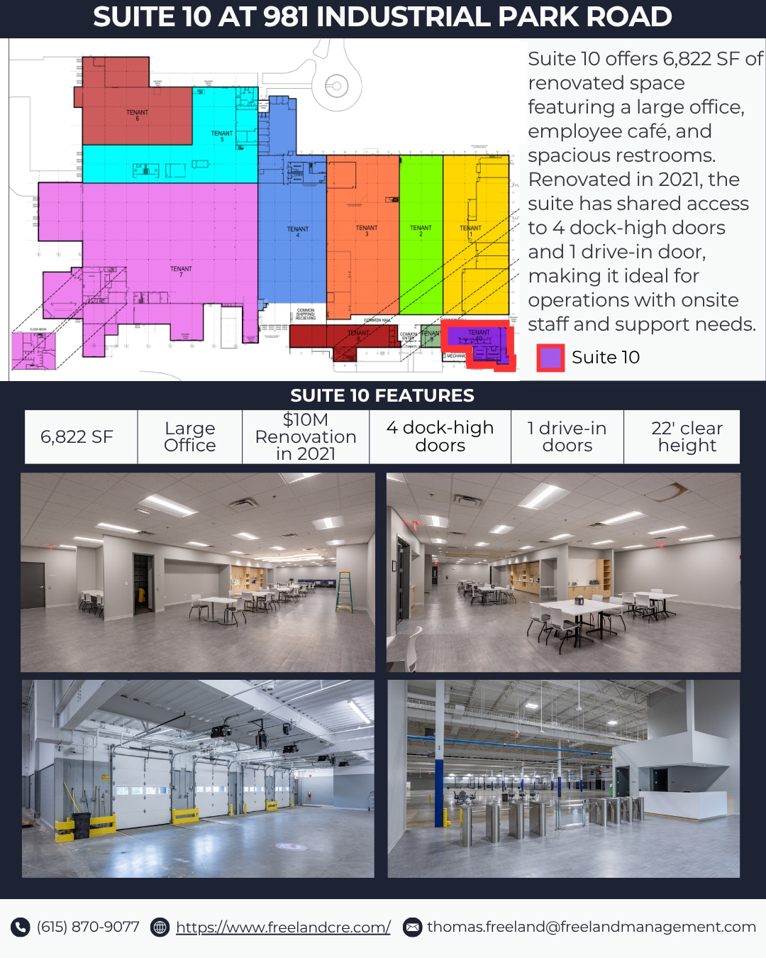 981 Industrial Park Rd, Columbia, TN à louer Plan d’étage– Image 1 sur 1