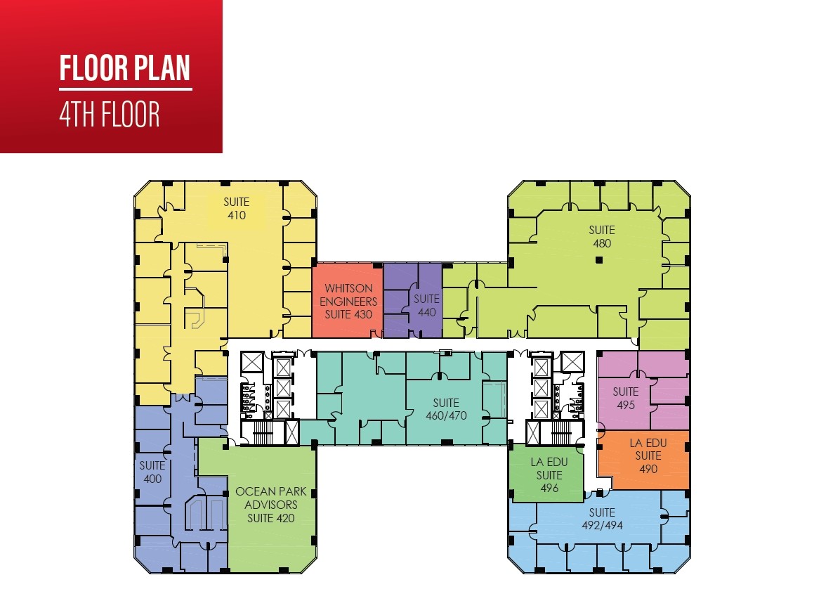 5200 W Century Blvd, Los Angeles, CA à louer Plan d’étage– Image 1 sur 1