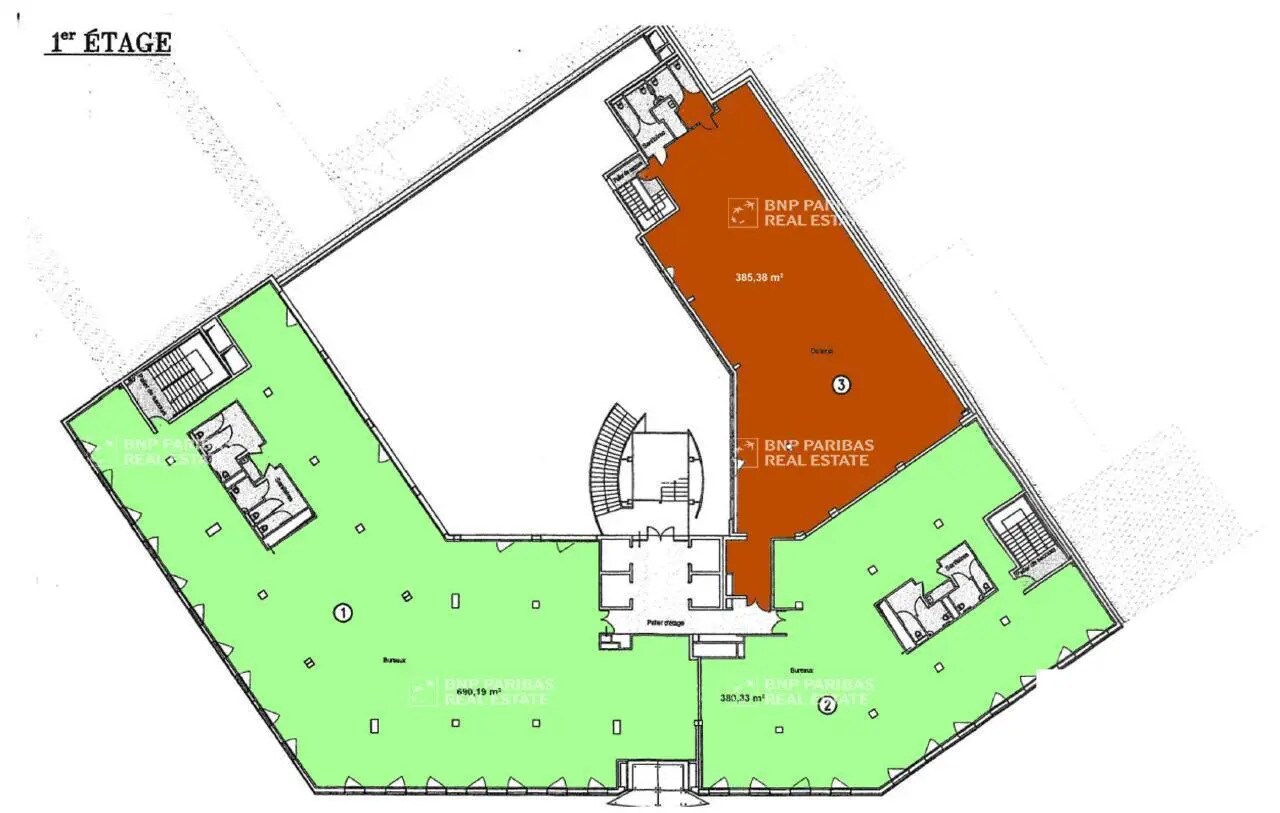 Bureau dans Marseille à louer Plan d’étage– Image 1 sur 1