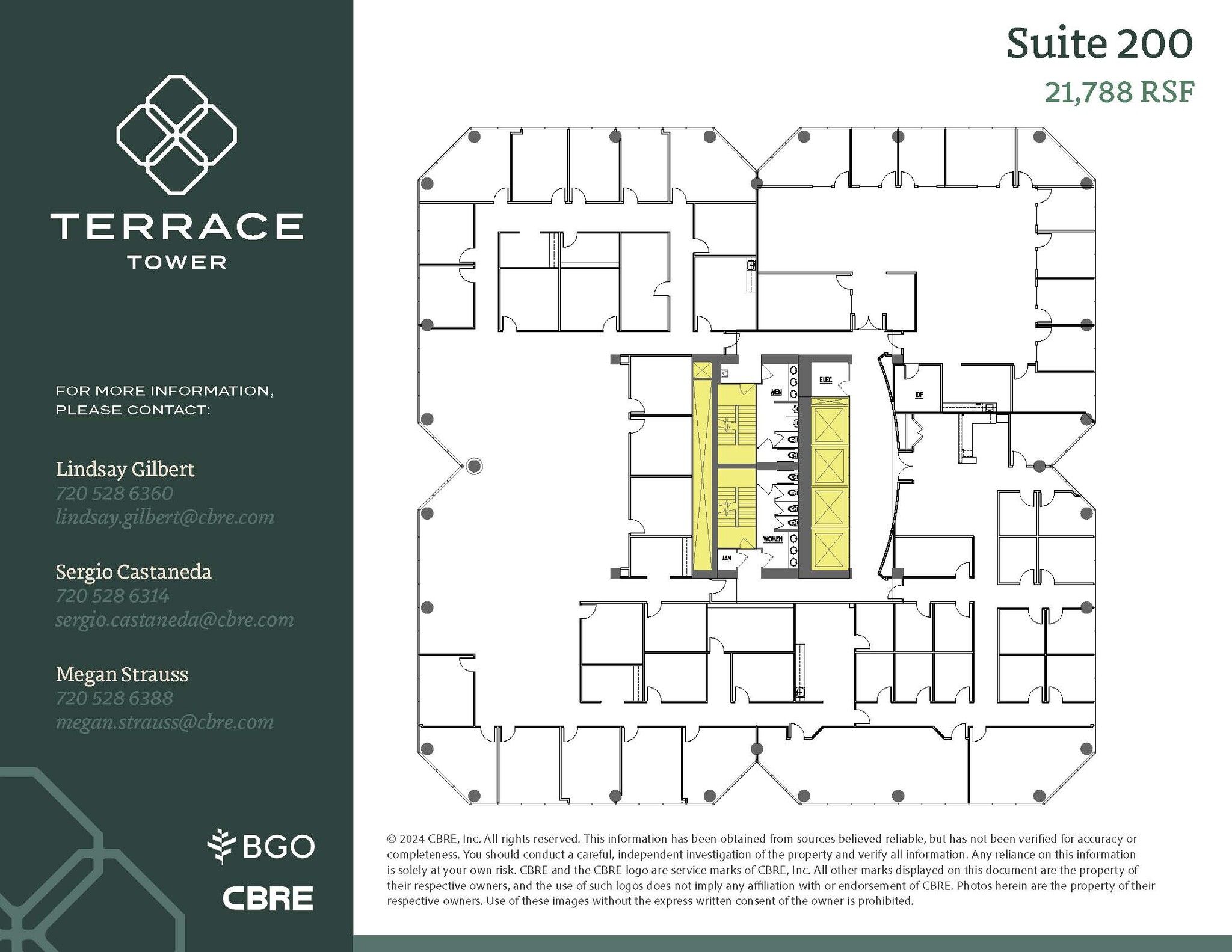 5619 Dtc Pky, Greenwood Village, CO à louer Plan d’étage– Image 1 sur 1