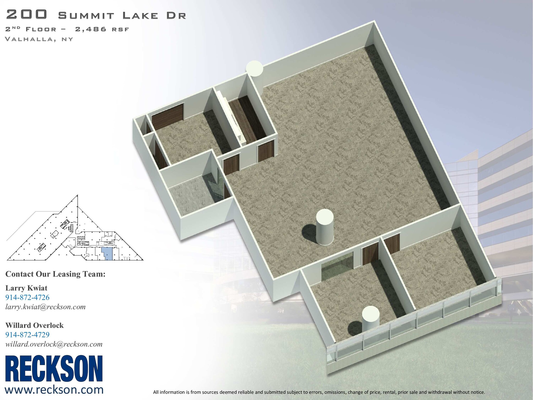 500 Summit Lake Dr, Valhalla, NY à louer Plan d’étage– Image 1 sur 1