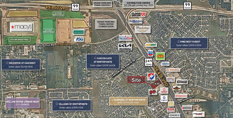 Terrain dans Tomball, TX à vendre - Photo principale – Image 1 sur 3