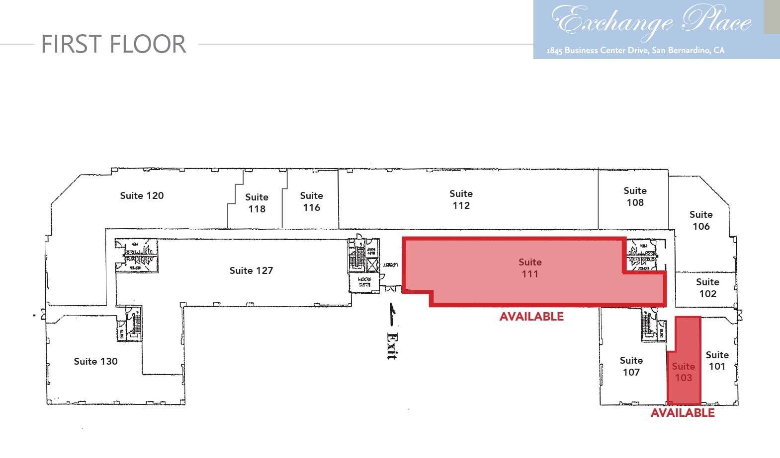 1845 Business Center Dr, San Bernardino, CA à louer Plan d’étage– Image 1 sur 1