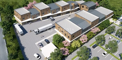 Sussargues - VUE AÉRIENNE vue de carte