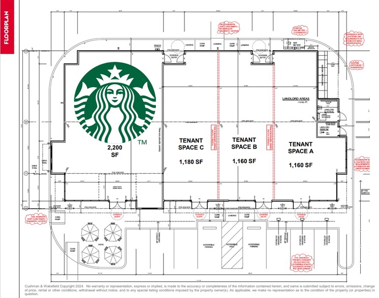 E Jensen and S Maple Ave, Fresno, CA à louer - Plan d’étage – Image 2 sur 2