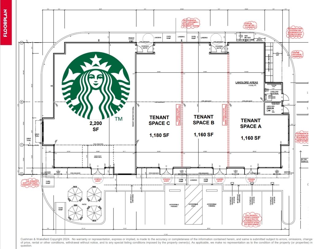 E Jensen and S Maple Ave, Fresno, CA à louer Plan d’étage– Image 1 sur 1