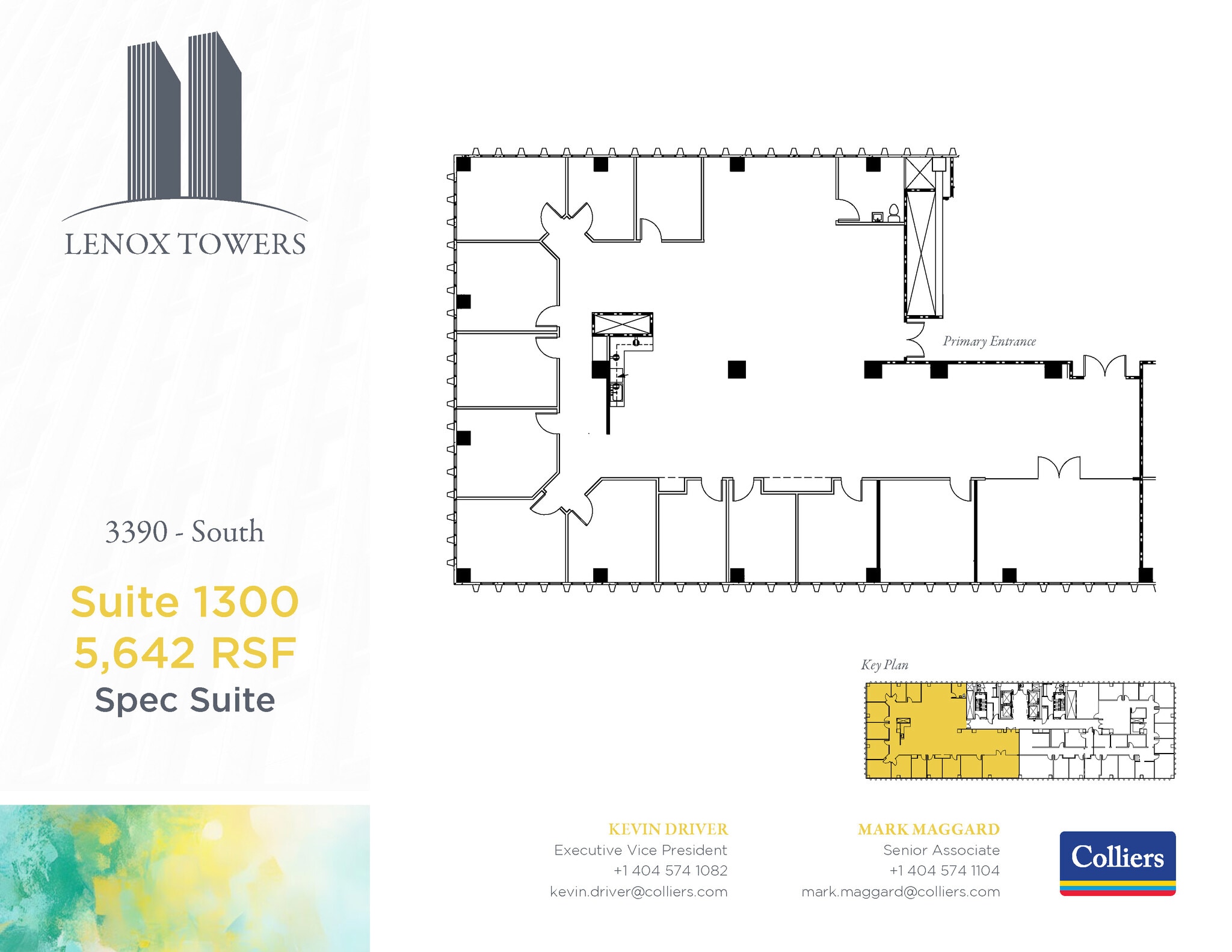 3400 Peachtree Rd NE, Atlanta, GA à louer Plan d’étage– Image 1 sur 1