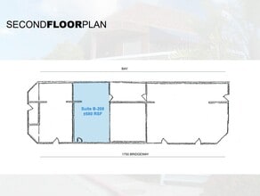 1750 Bridgeway, Sausalito, CA à louer Plan d’étage– Image 1 sur 1