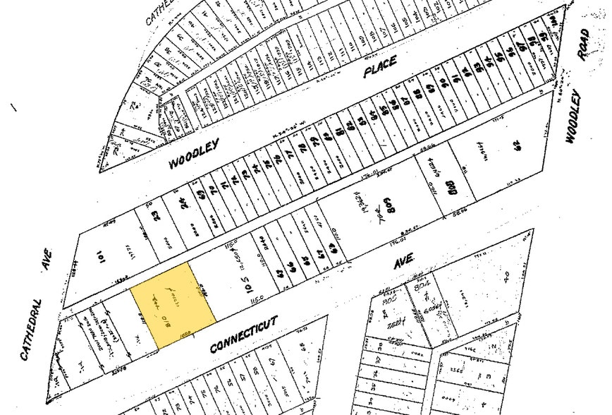 2807 Connecticut Ave NW, Washington, DC à vendre - Plan cadastral – Image 2 sur 5