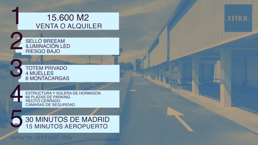 Industriel/Logistique dans San Agustín del Guadalix, Madrid à louer - Vidéo sur l’annonce professionnelle – Image 2 sur 15