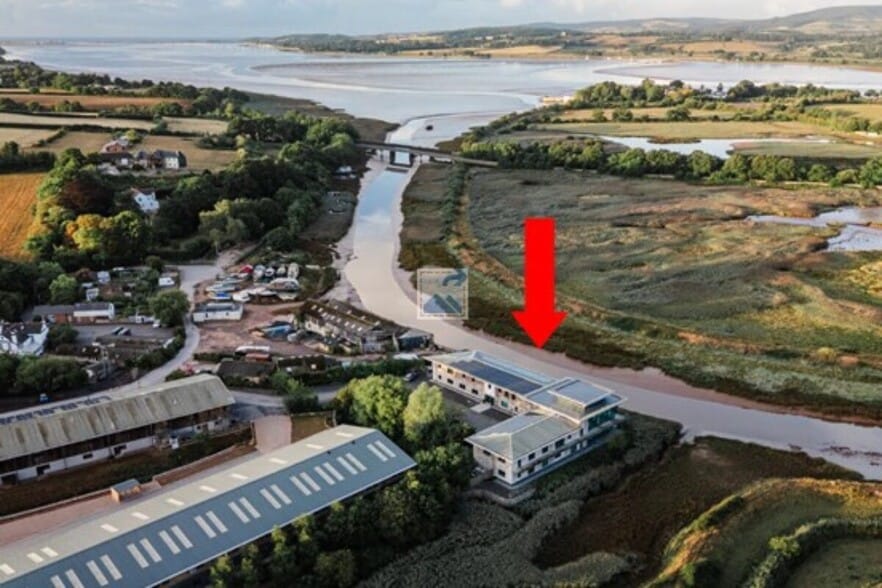 Odhams Wharf, Ebford à louer - Aérien – Image 2 sur 2