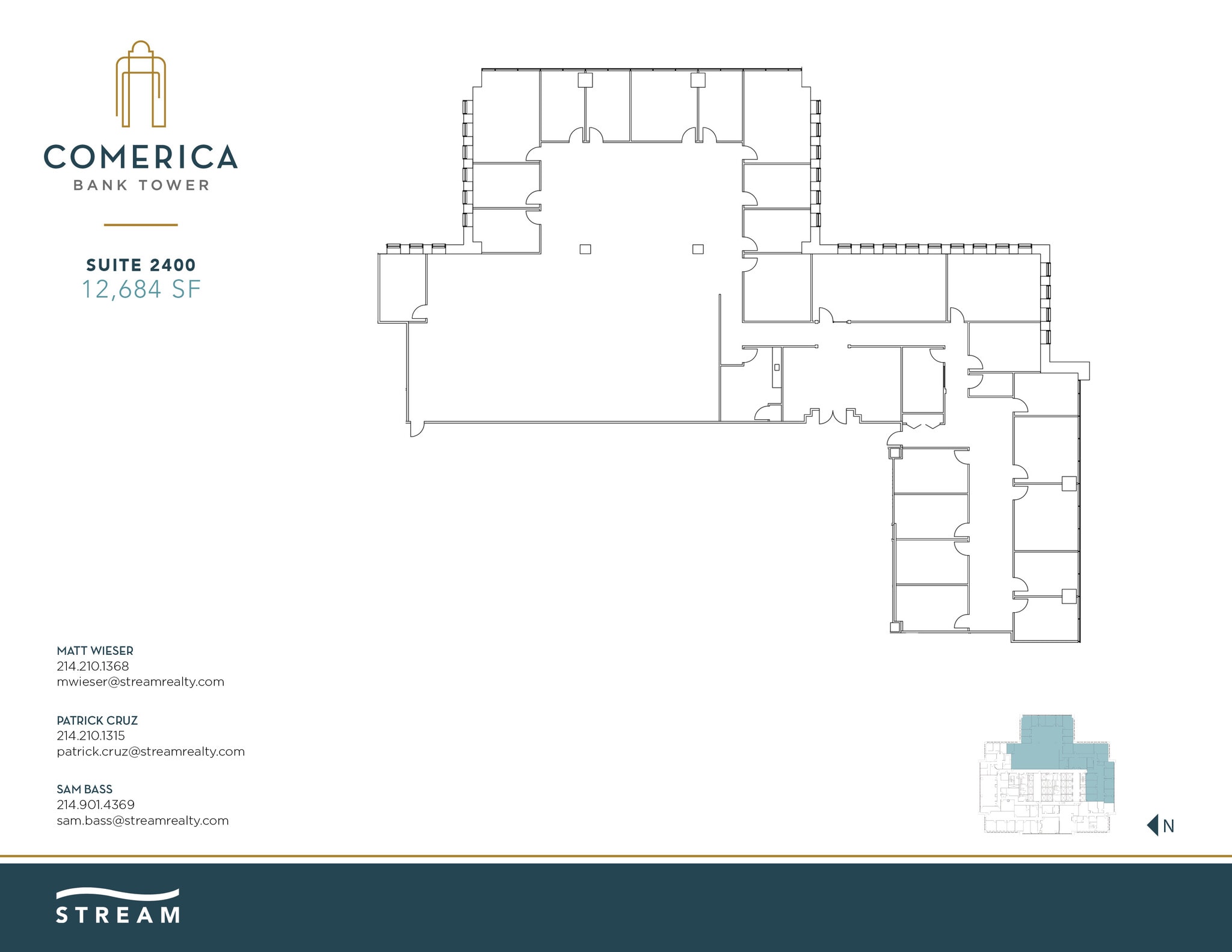 1717 Main St, Dallas, TX à louer Plan d’étage– Image 1 sur 1