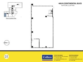 300 Continental Blvd, El Segundo, CA à louer Plan d’étage– Image 1 sur 1