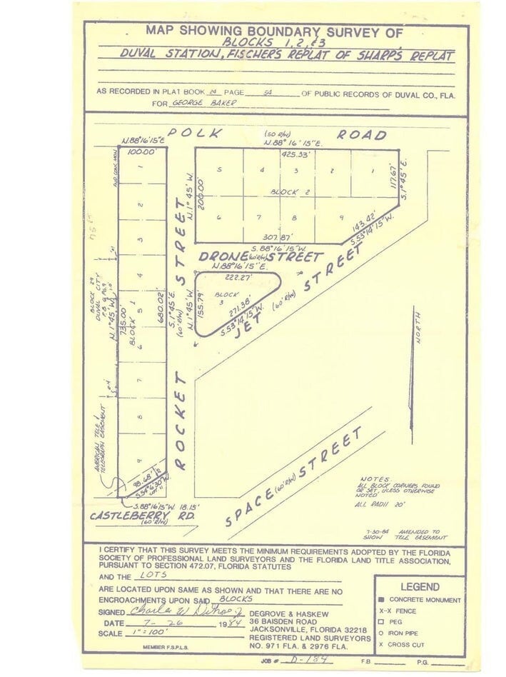 14348 Rocket St, Jacksonville, FL à vendre Plan de site– Image 1 sur 5