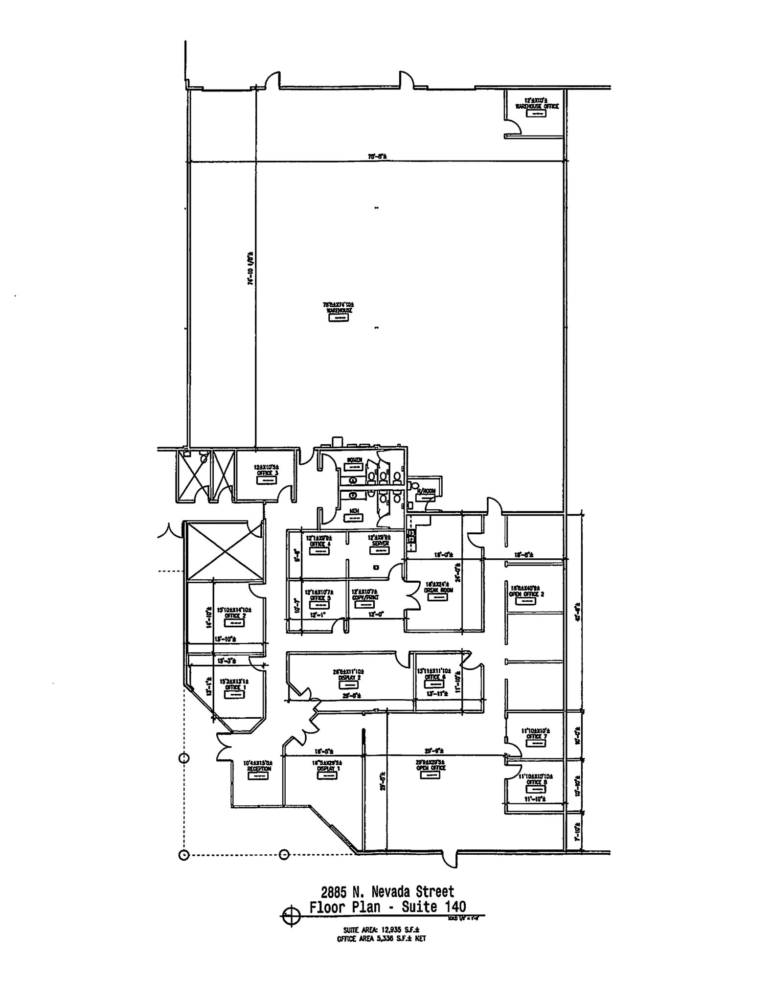 2885 N Nevada St, Chandler, AZ à louer Plan de site– Image 1 sur 1