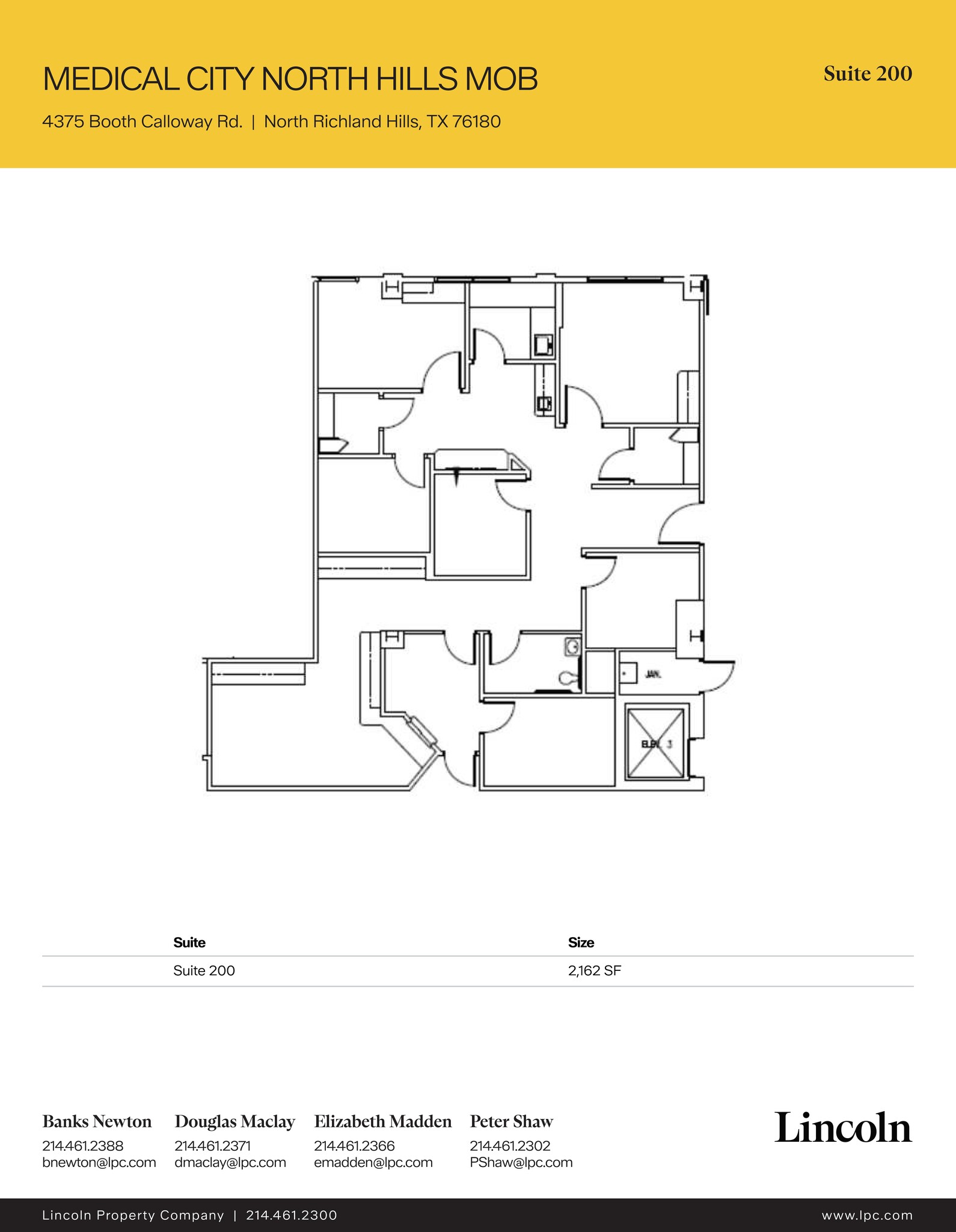 4375 Booth Calloway Rd, North Richland Hills, TX à louer Plan d’étage– Image 1 sur 1
