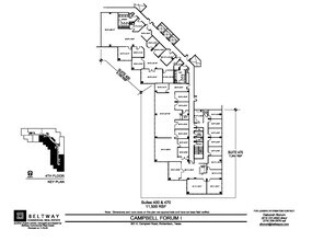 801 E Campbell Rd, Richardson, TX à louer Plan d’étage– Image 2 sur 4