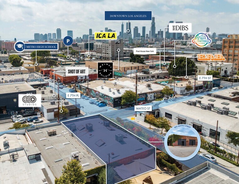 802 Mateo St, Los Angeles, CA à vendre - Photo de l’immeuble – Image 2 sur 23