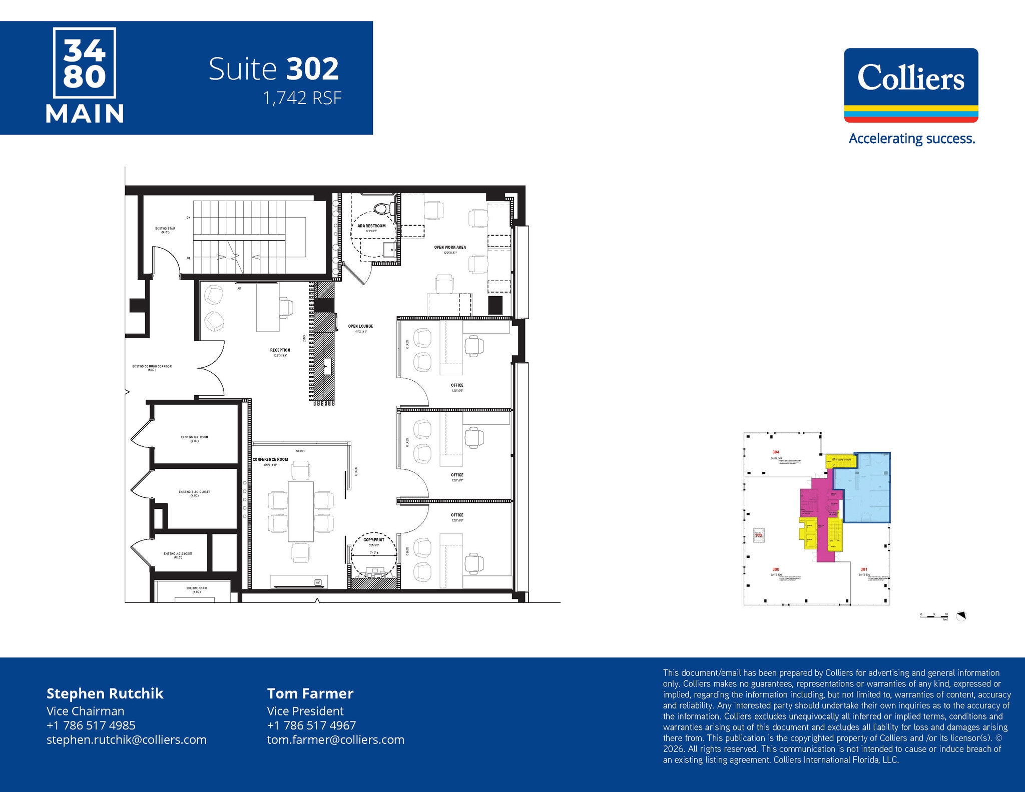 3480 Main Hwy, Coconut Grove, FL à louer Plan d’étage– Image 1 sur 1