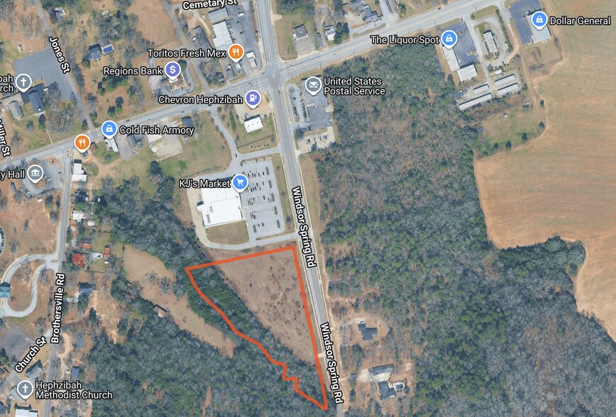 4925 Windsoar Spring Rd, Hephzibah, GA à vendre - Photo de l’immeuble – Image 3 sur 4