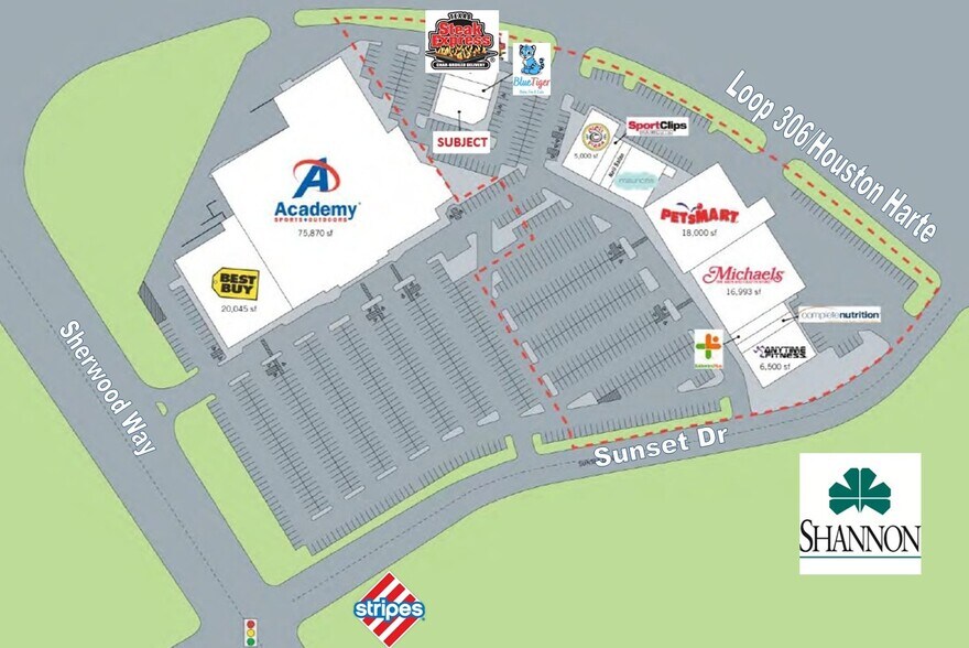 4397 Sunset Dr, San Angelo, TX à louer - Photo de l’immeuble – Image 3 sur 8