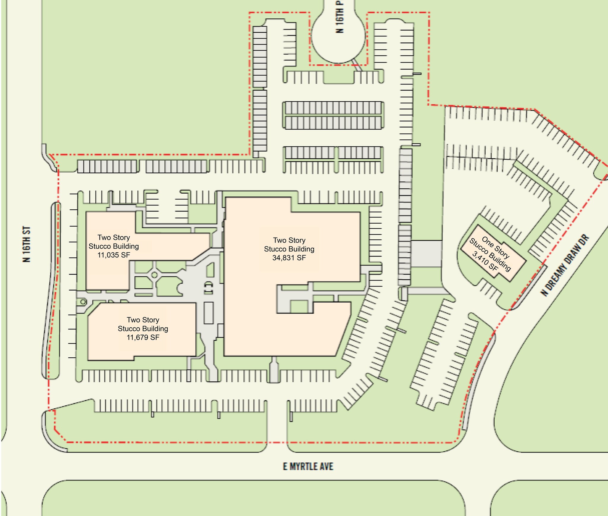 7227 N 16th St, Phoenix, AZ à louer Plan de site– Image 1 sur 2