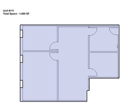 416 E Roosevelt Rd, Wheaton, IL à louer Plan d’étage– Image 1 sur 1