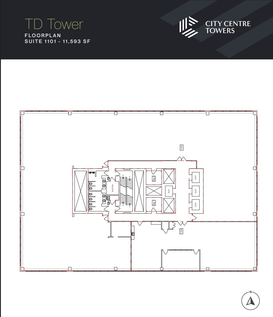 10088 102 Ave NW, Edmonton, AB à louer Plan d’étage– Image 1 sur 1