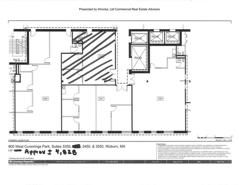 800 W Cummings Park, Woburn, MA à louer - Plan de site – Image 2 sur 2