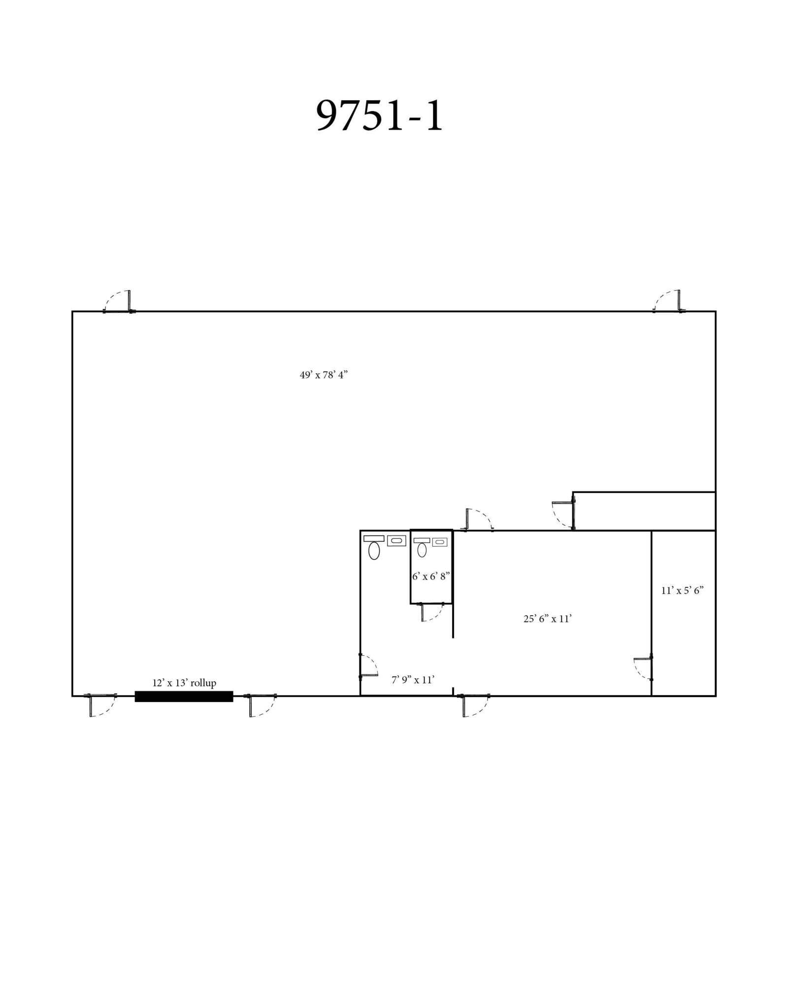 9751 Mining Dr, Jacksonville, FL à louer Plan d’étage– Image 1 sur 1