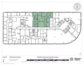 3333 N Calvert St, Baltimore, MD à louer Plan d’étage– Image 1 sur 1