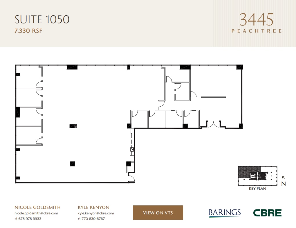 3445 Peachtree Rd NE, Atlanta, GA à louer Plan d’étage– Image 1 sur 1