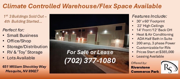 651 William Shockley Wy, Mesquite, NV à louer - Photo de l’immeuble – Image 1 sur 1