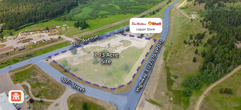 10509 20 Av, Blairmore, AB à louer - Aérien – Image 2 sur 3